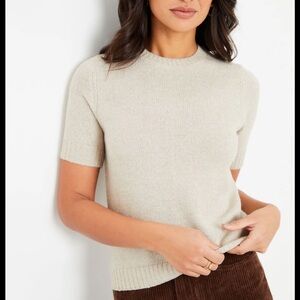 Natural Short Sleeve Knitted Shirt. Spring
Fairy Grunge Cozy 90’s Grunge Medium.